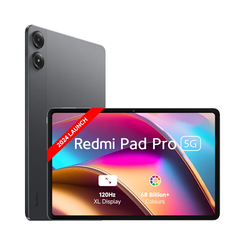 Redmi Pad Pro 5G Graphite Grey front Back1